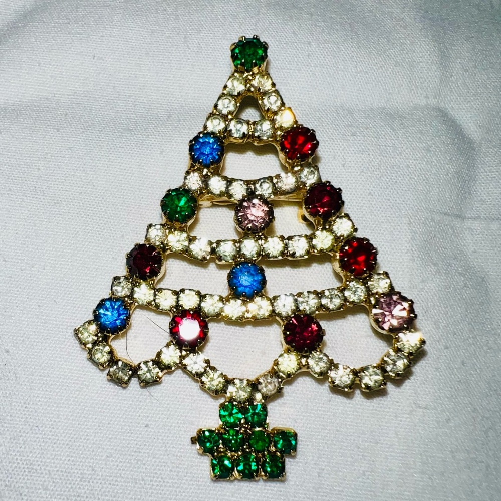 Vintage / Christmas Tree Brooch